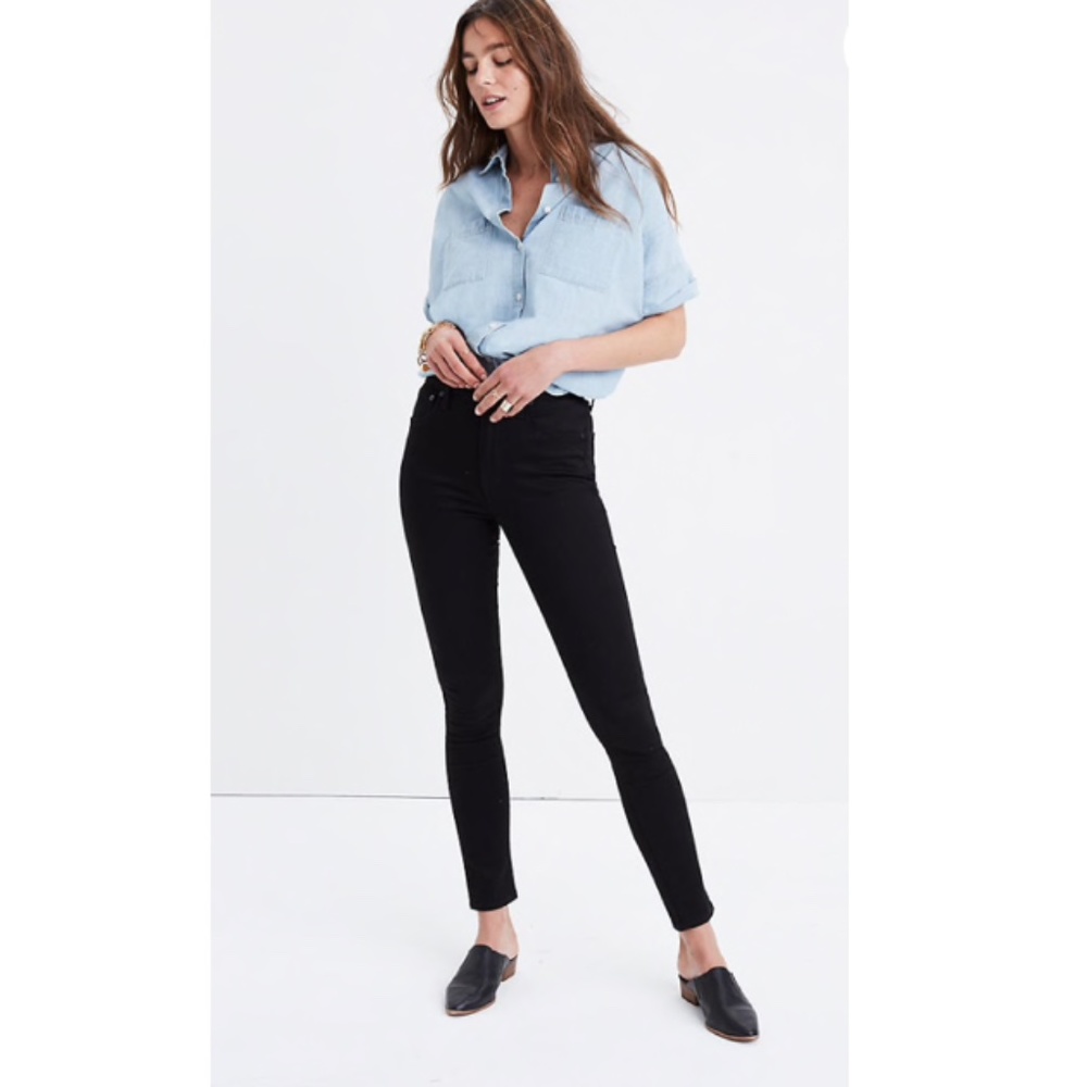 Madewell 10" High Rise Skinny Jeans Carbondale